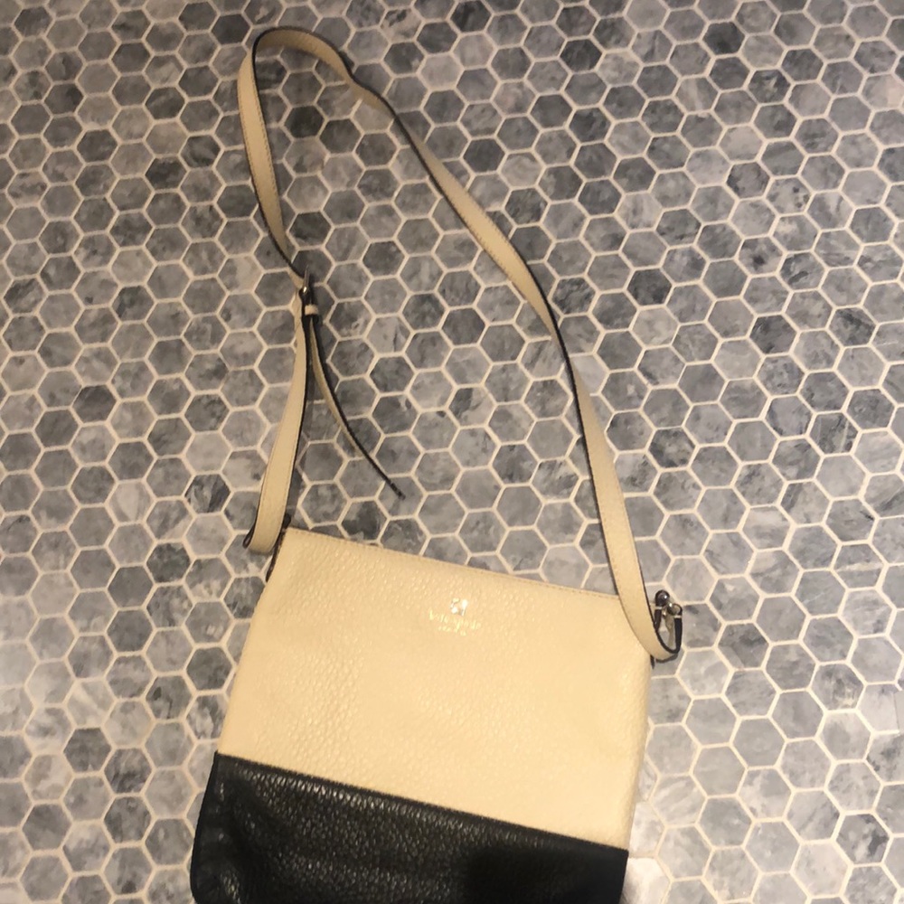 Black and Tan kate spade bag